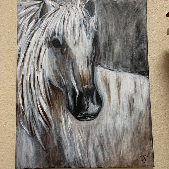 Hand crafted painting of a horse by DJ. - Picture 1 of 3